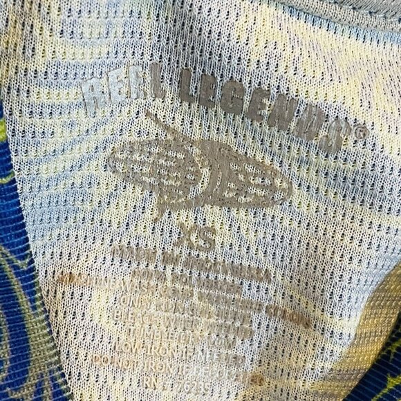 Reel Legends Women XS Athletic Hooded Pullover Blue Pockets Thumbholes Light - Picture 8 of 9